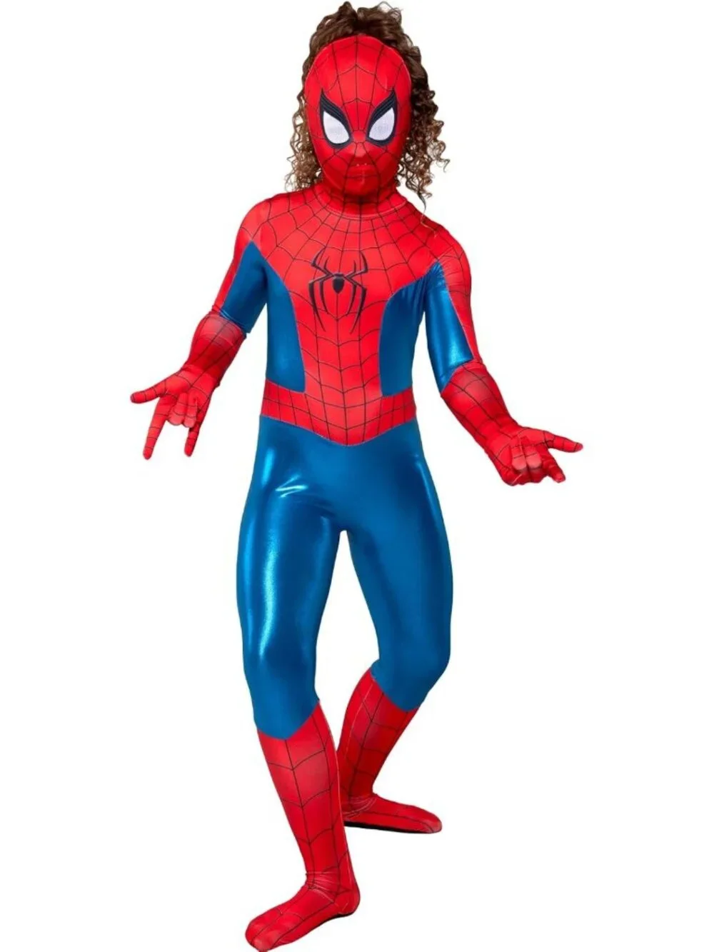 Youth Girl Spider-Man Zentai Costume - Deluxe Stretch Spandex, Halloween Ready!